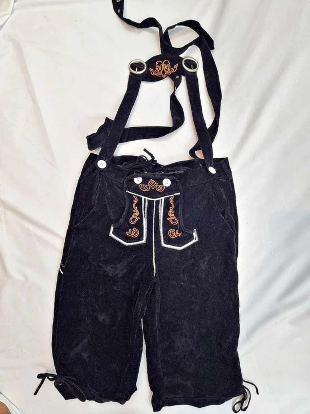 Funny World Men's Bavarian Lederhosen German Oktoberfest Costume Bavarian